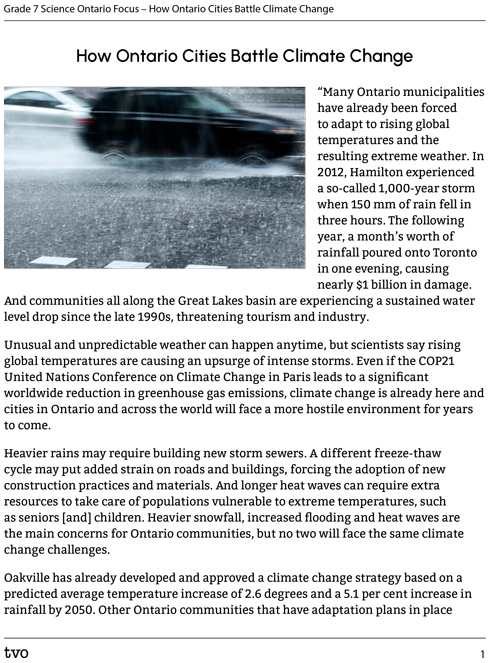 How Ontario Cities Battle Climate Change