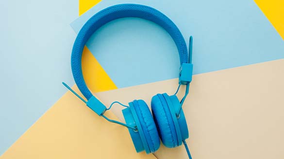 Earphones.