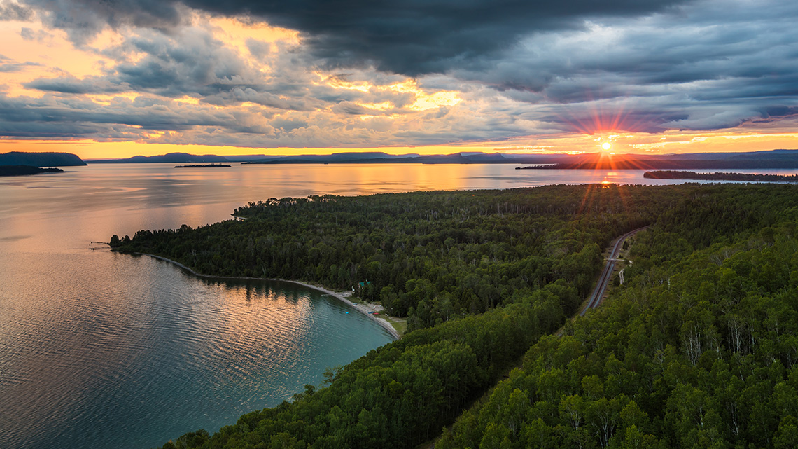 Nipigon Bay in Lake Superior
