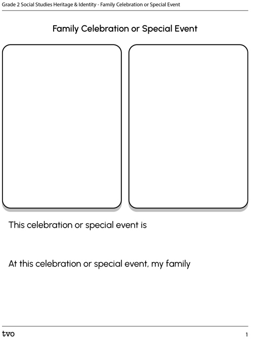 Family Celebration or Special Event