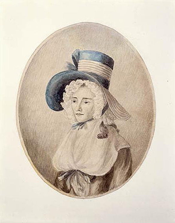 A portrait of Elizabeth Simcoe