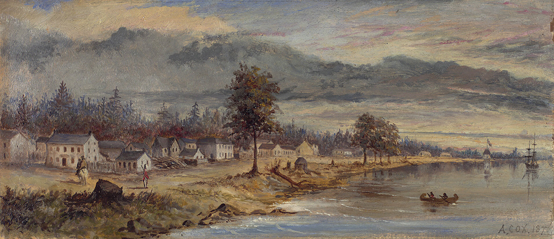 This is an image of York in 1803 as the capital of Upper Canada