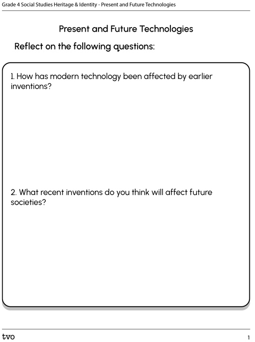 Present and Future Technologies