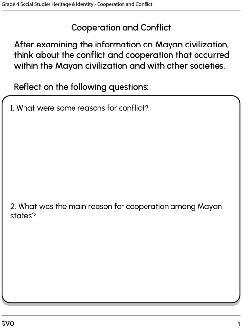 Cooperation and Conflict