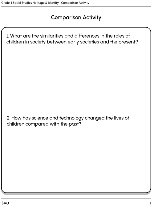 Comparison Activity